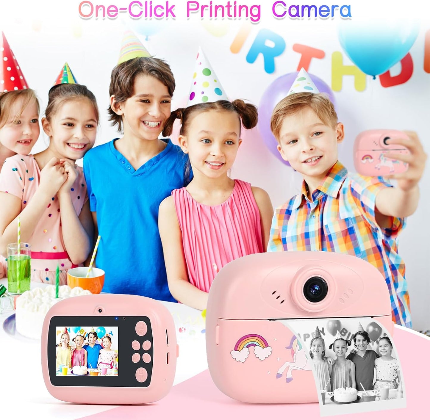 Howear thermal printer 1080P Video Selfie Camera