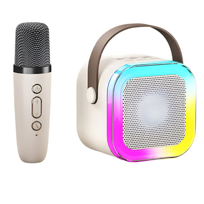 K12 Mini Wireless Speaker with Dual Microphones & RGB Lights