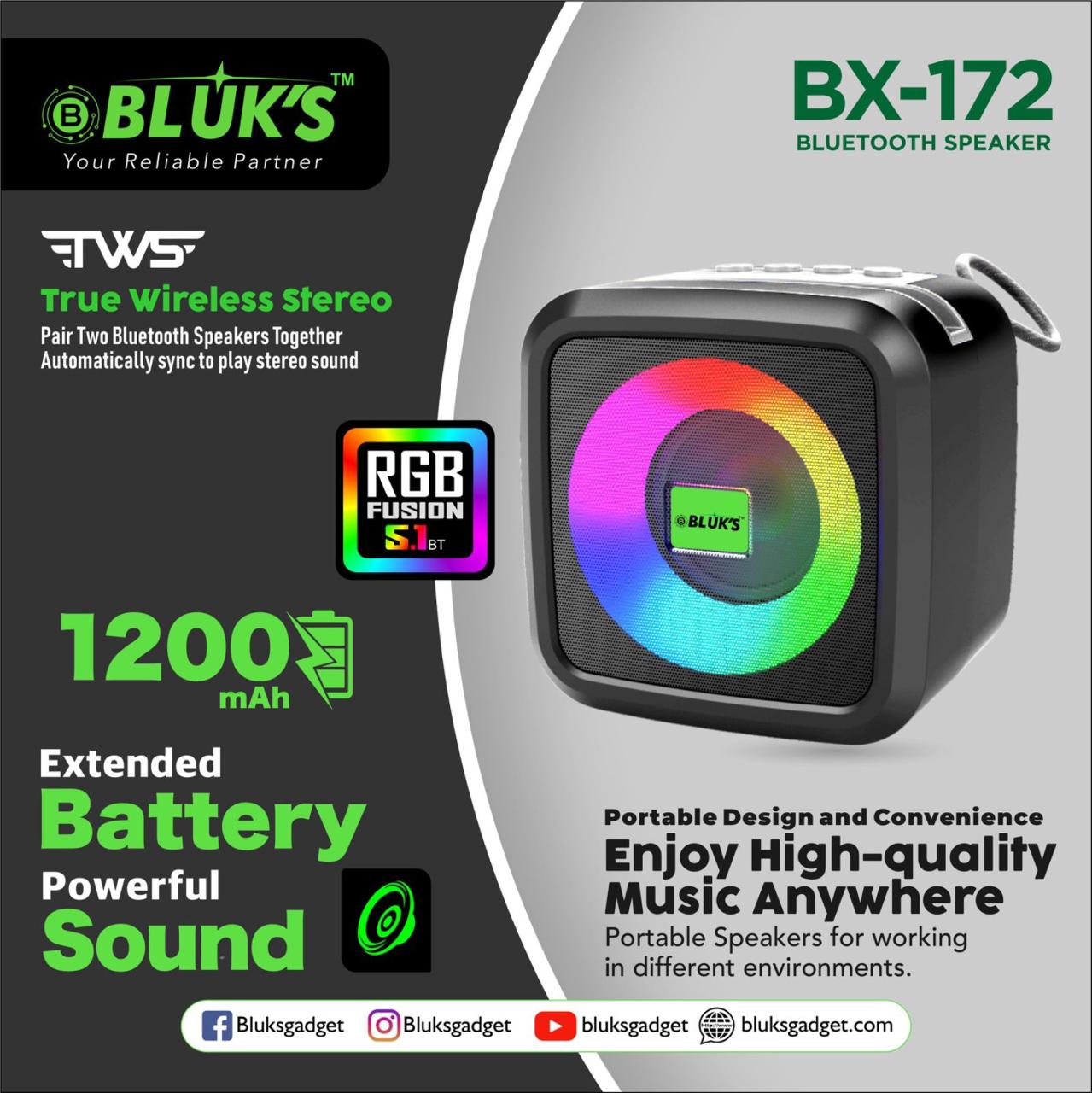 BX-172  (1 YEAR WARRANTY)