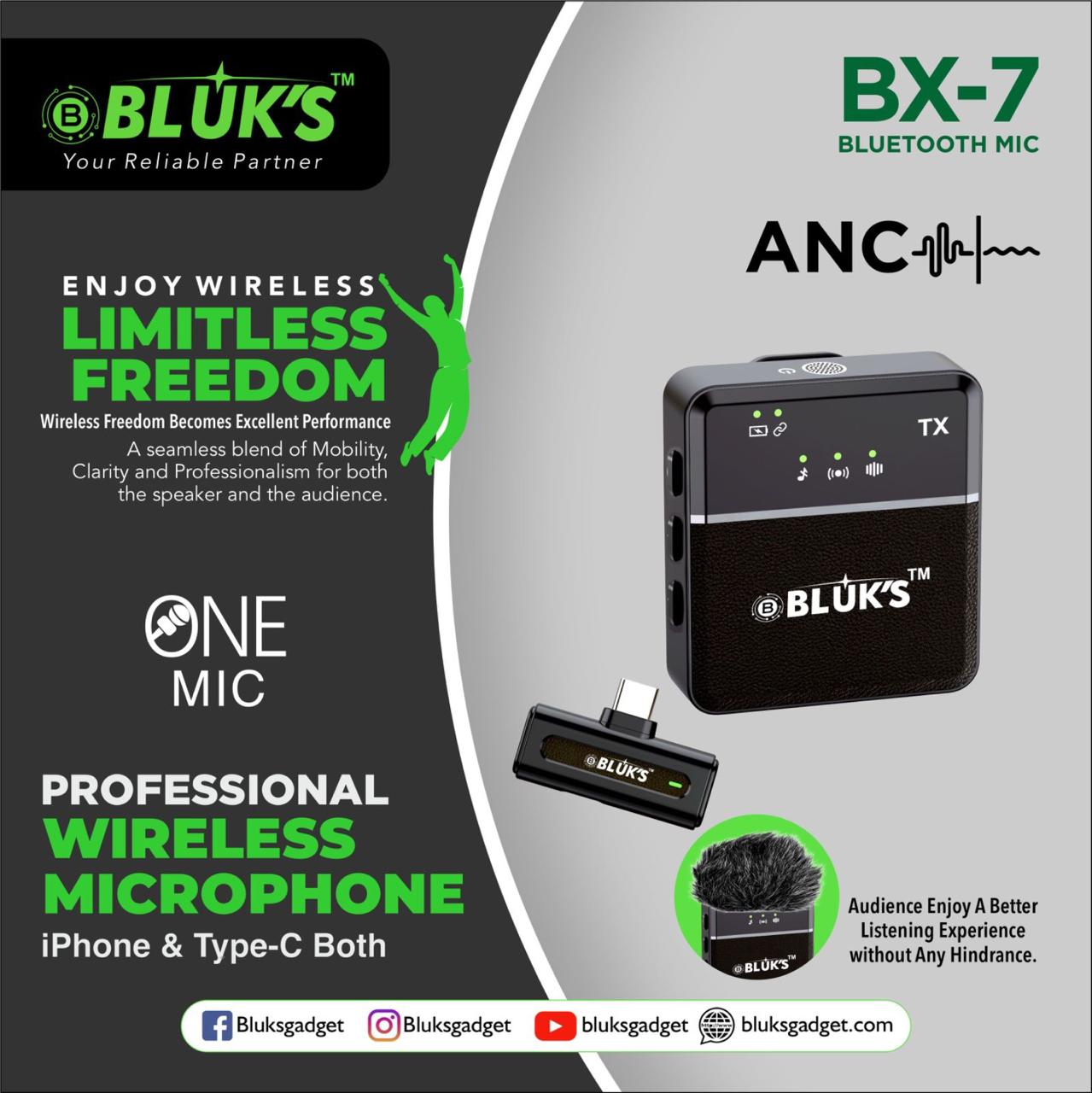 MIC BX-7 (1 YEAR WARRANTY)