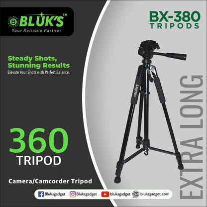 TRIPOD BX-380 (1 YEAR WARRANTY)