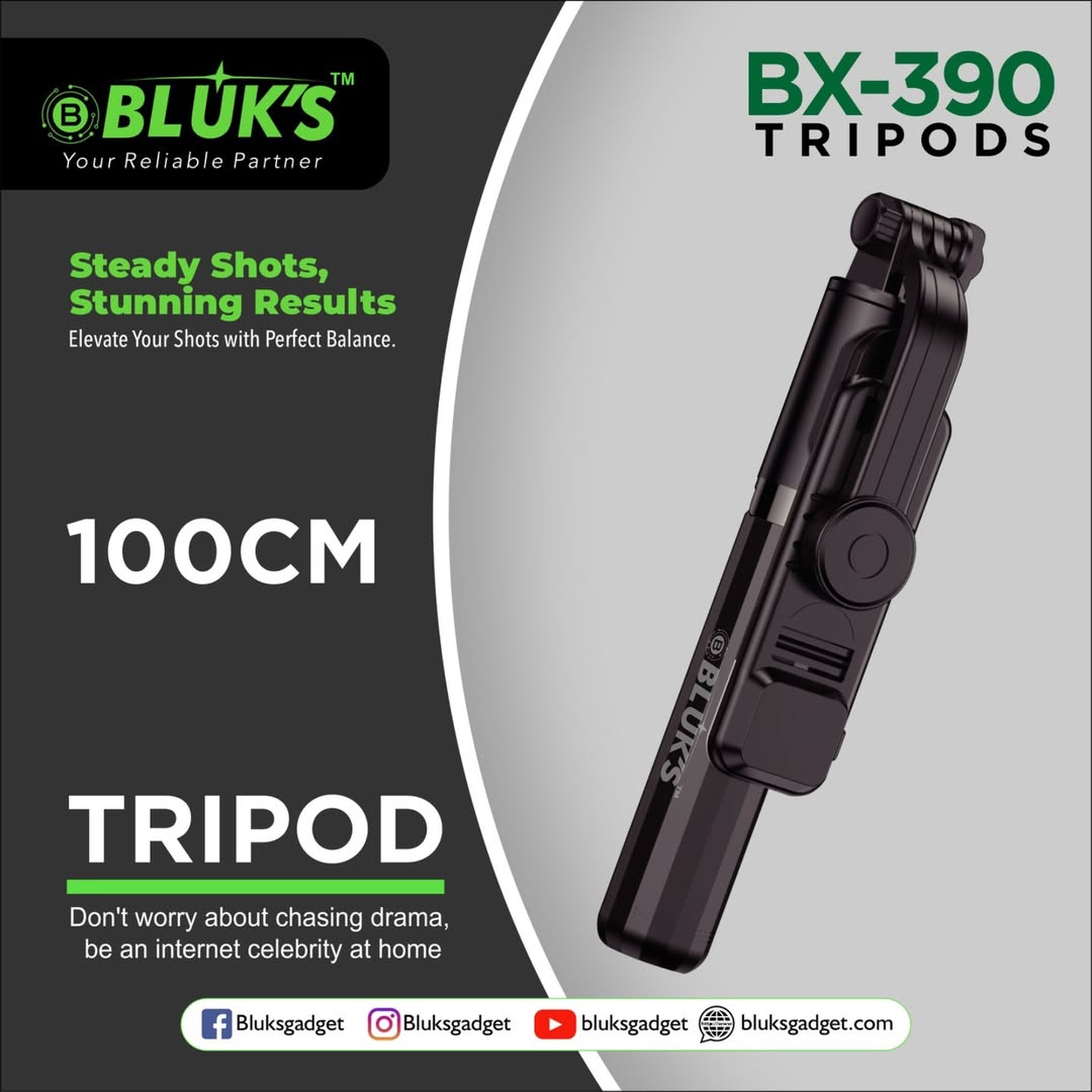 TRIPODS BX-390 (1 YEAR WARRANTY)