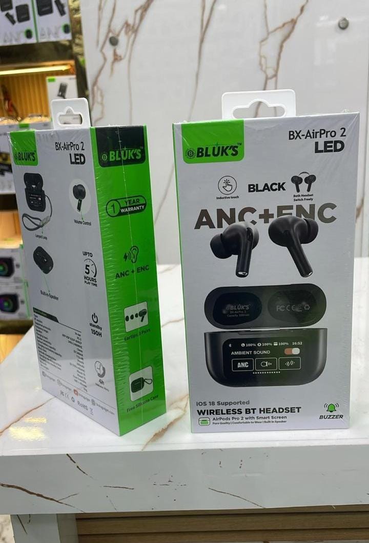 LED PRO 2 BLACK WITH ANC/ENC  (1 YEAR WARRANTY)